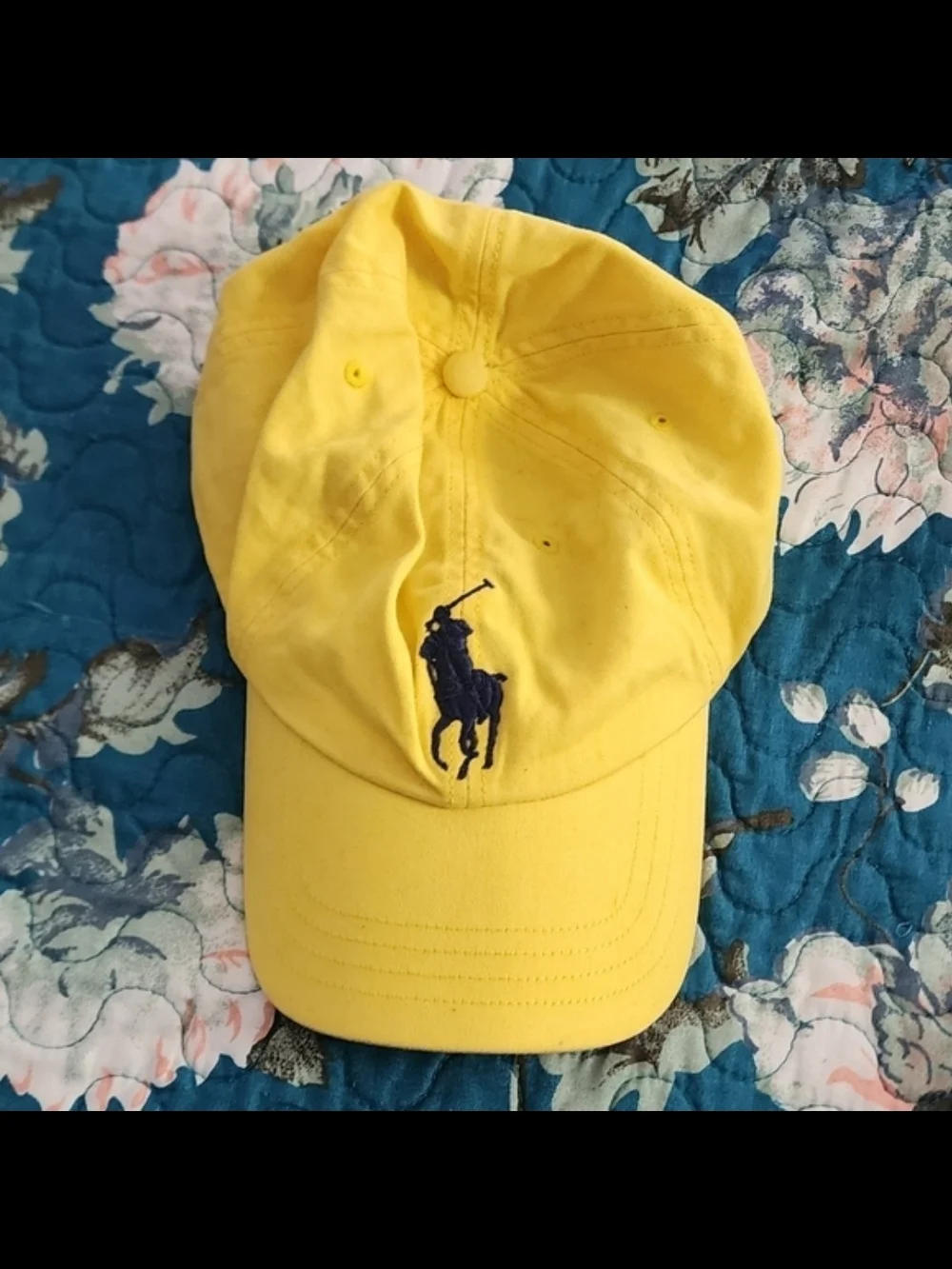 Ralph Lauren Kids Yellow Polo Cap